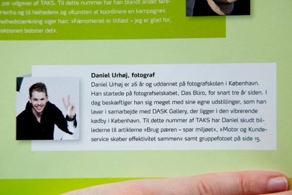 Daniel Urhøj Fotograf, 26 år fra Das büro