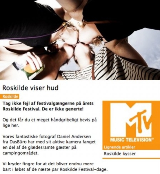 MTV Roskilde Fotograf Daniel Urhøj