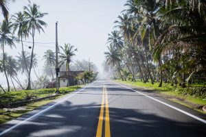 Road in dominican republic